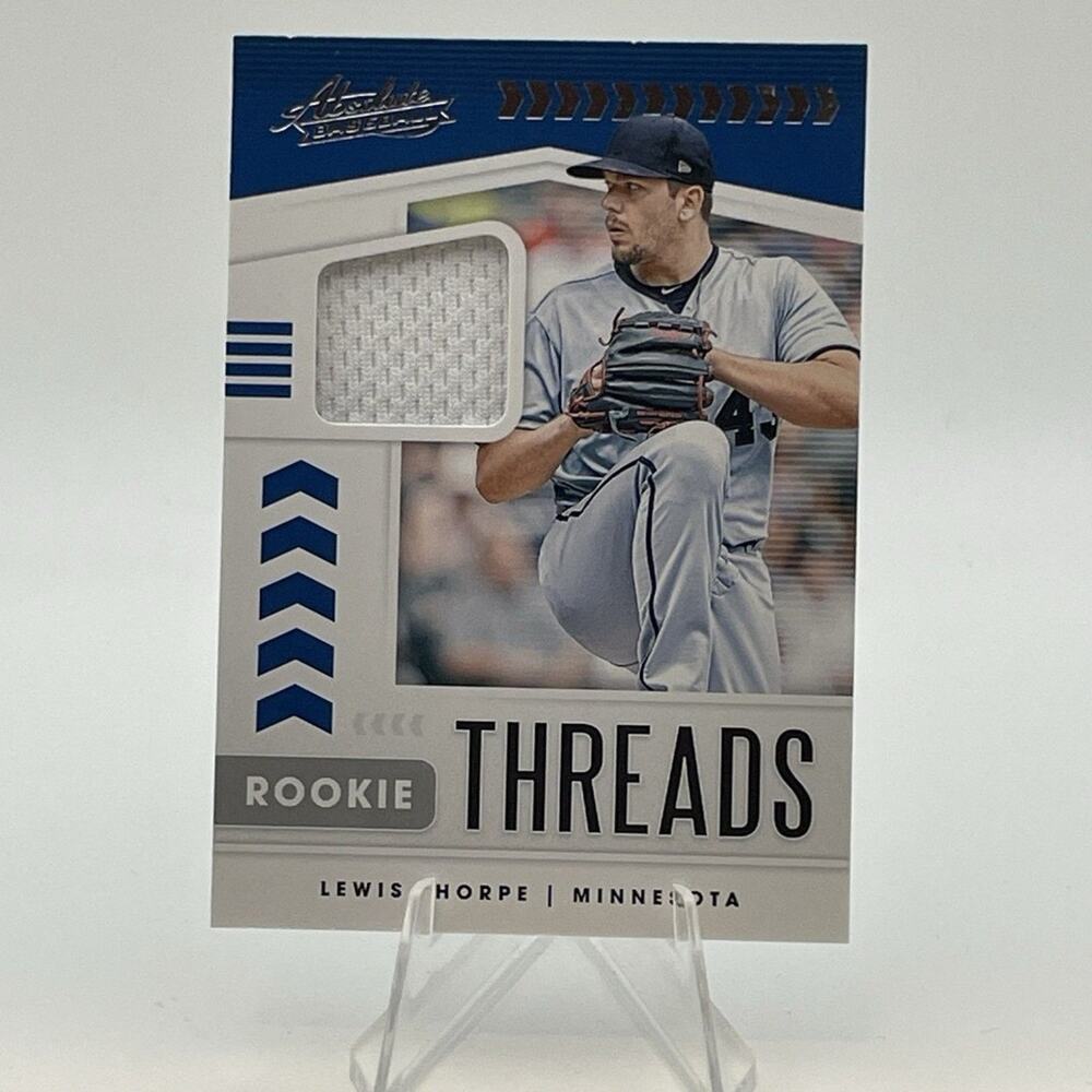 Lewis Thorpe 2020 Absolute Threads ROOKIE JERSEY #RT-LT Minnesota Twins